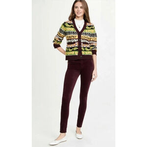 AG Adriano Goldschmied The Legging Super Skinny Velvet Jeans Womens Size 26